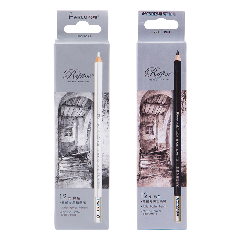 12 Stuks Professionele Hout Tekening Schets Potlood Zachte Pastel Gekleurde Potloden Houtskool Pen Voor Student Tekening Schets Art Supplies