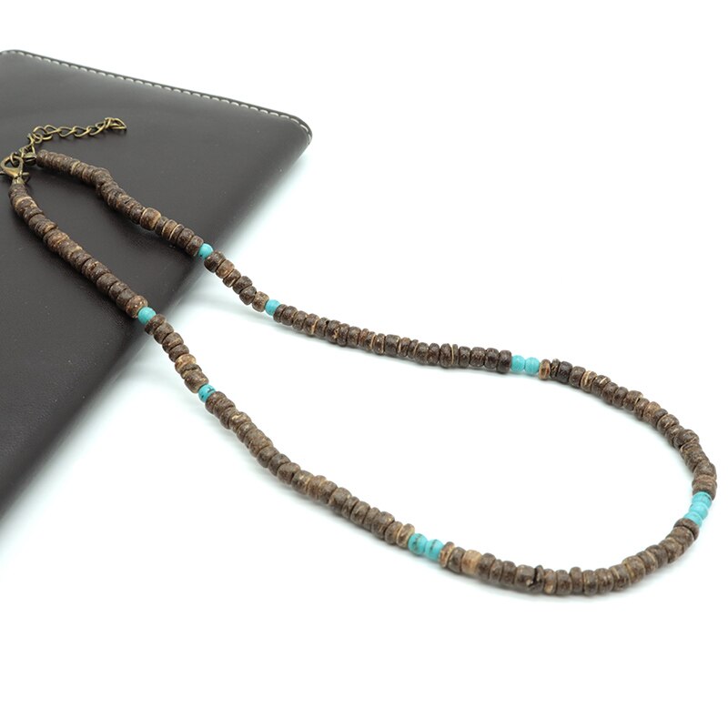 Mode Ketting Mannen Vintage 4Mm/6Mm/8Mm Natuurlijke Hout Rozenkrans Ketting Voor Hem Man viking Ketting Accessoires Buddha