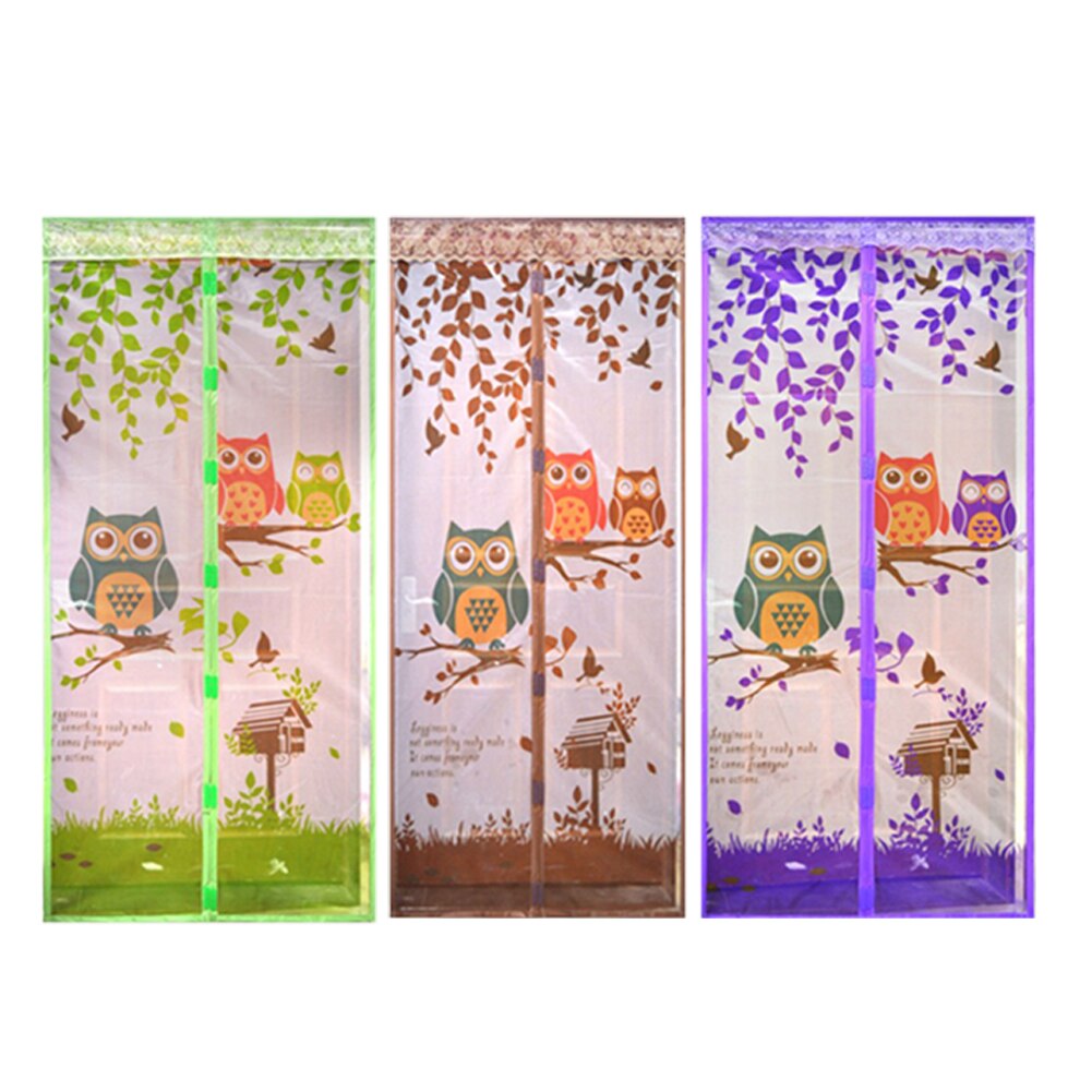 Cortina magnética antimosquitos de 4 colores, cortina de puerta de tul, pantalla de cierre automático para puerta, red de malla de verano 90/100x210cm20