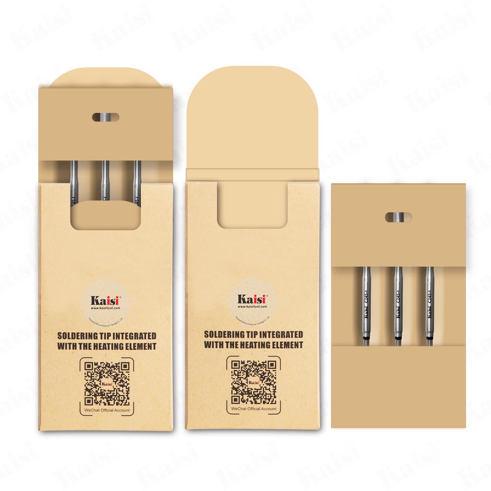 Kaisi C115 C210 C245 Soldering Iron Tips Lead Free Compatible Sugon Aifen Aixun Maant GVM Oss Sunshine Soldering Station Handle