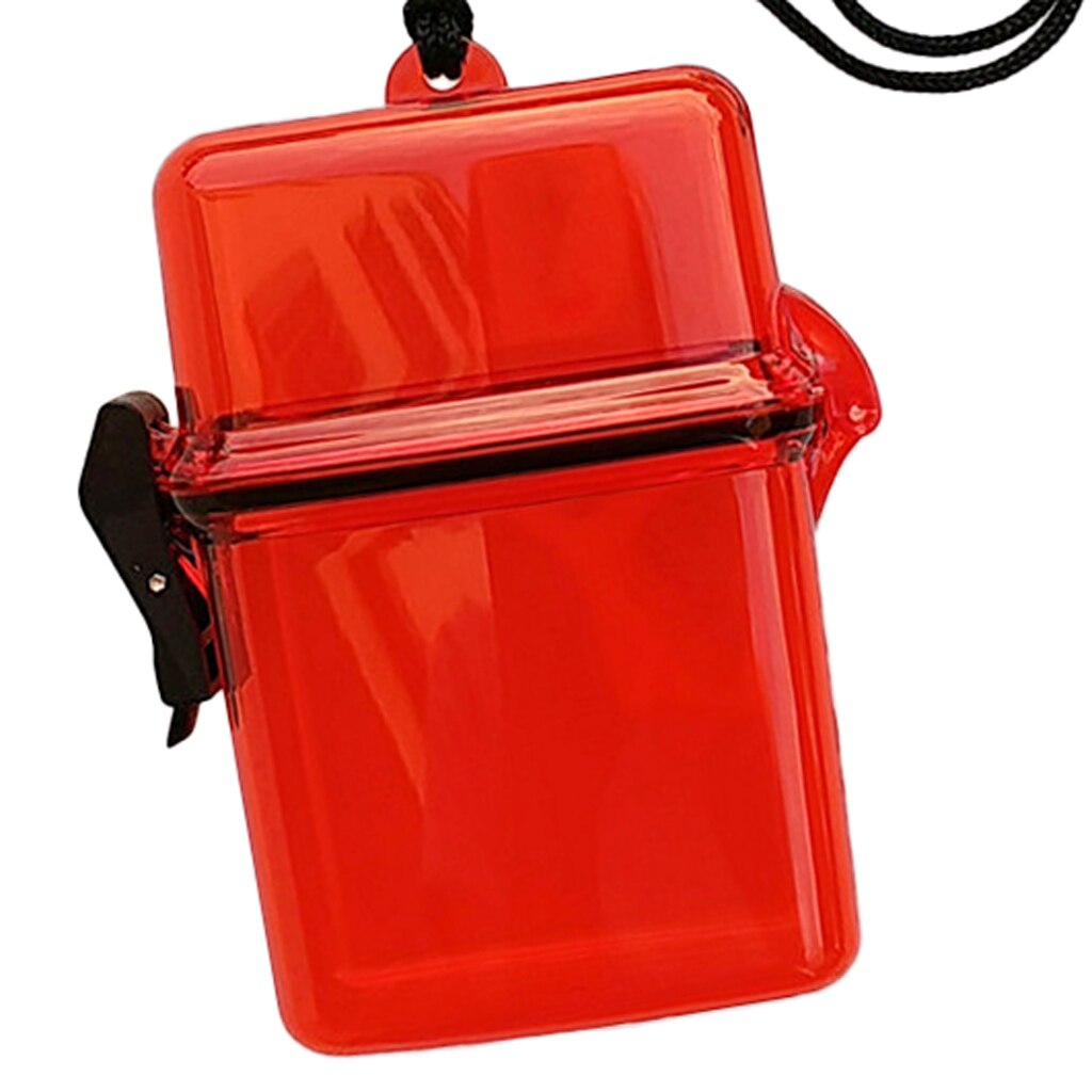 Scuba Duiken Duiker Surfen Waterdichte Droge Doos Case Container & String Clip Draagbare Kleine Compacte Lichtgewicht en Duurzaam