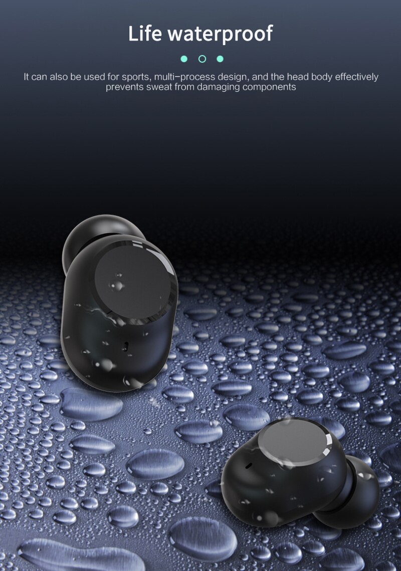 CV-10 TWS Wireless Earphones Bluetooth In Ear Earbuds Wireless Gaming Fitness Headsets For Xiaomi Iphone Oneplus Buds Fone De