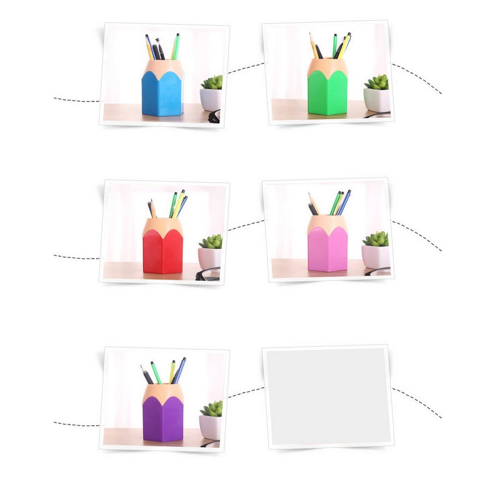 Kontor tilbehør penneholder pen organizer blyantholder container papirvarer skrivebord organizer ryddelig container kontor organizer