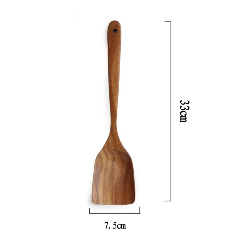 1Pcs Unpainted Acacia Wooden Kitchen Tools Unique Household Solid Wood Kitchen Tools