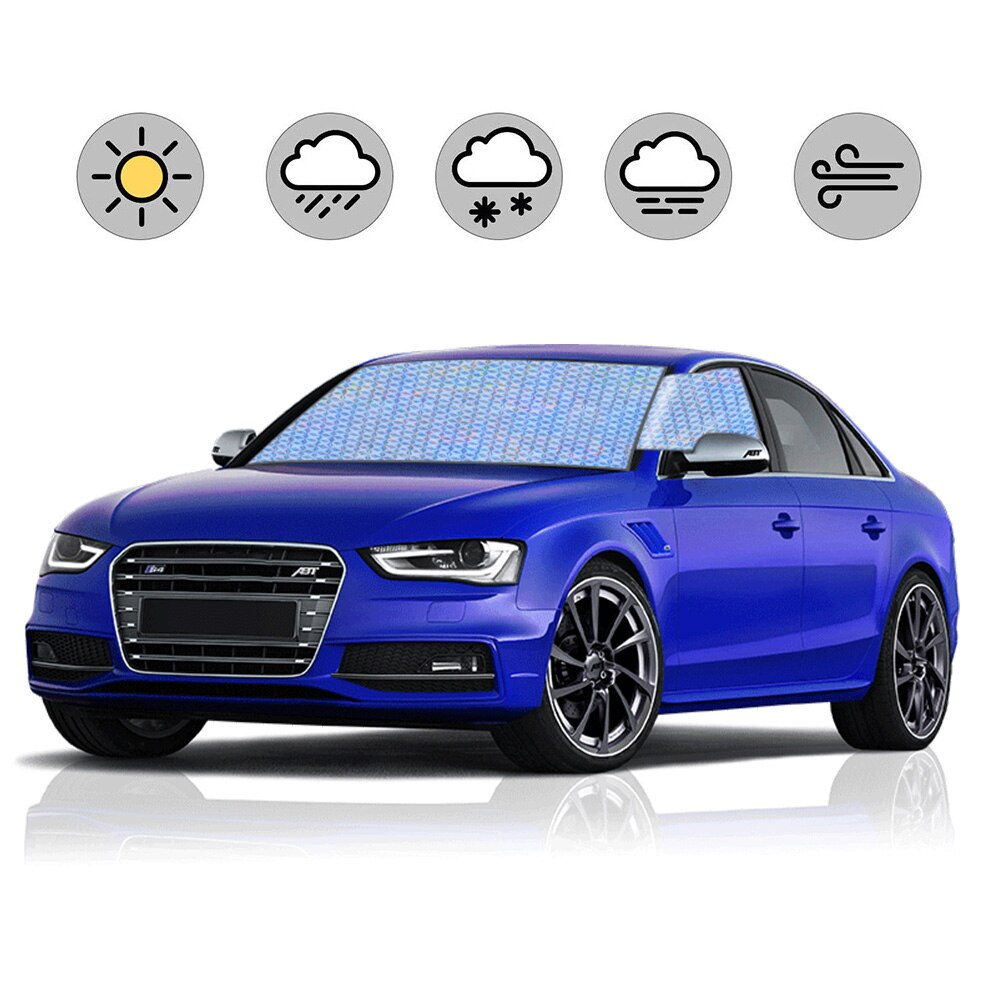 Car Front Window Sunshade Windshield Foldable Sun Blocker Visor Cover Protection Heat Insulated Sunscreen Waterproof Cover