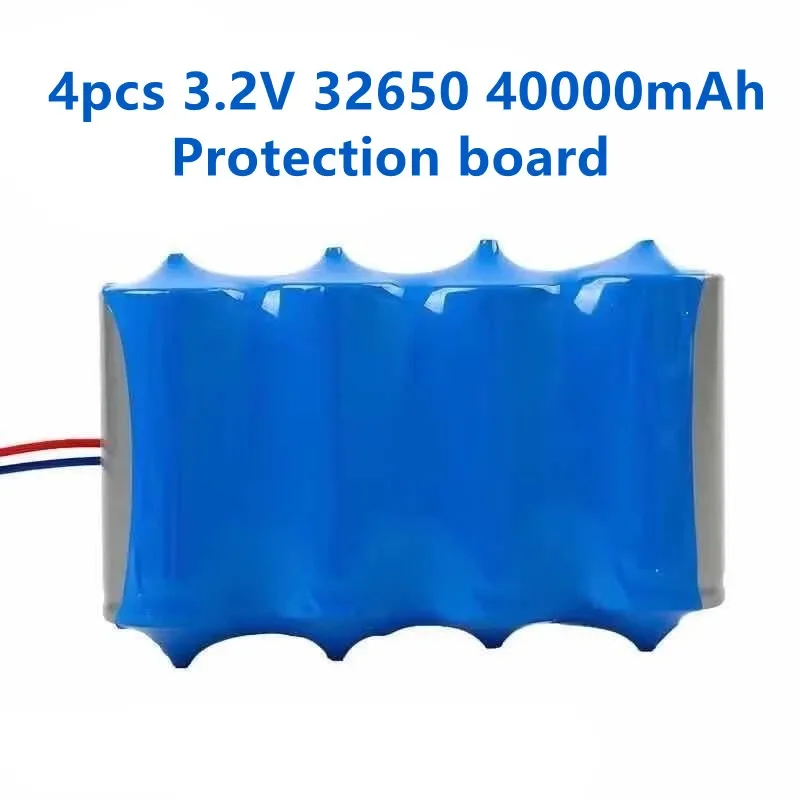 2025 Nuova batteria per lampada solare Batteria al litio di grande capacità da 3,2 V Lampada stradale solare Batteria per proiettore con pannello di protezione BMS: Rosso