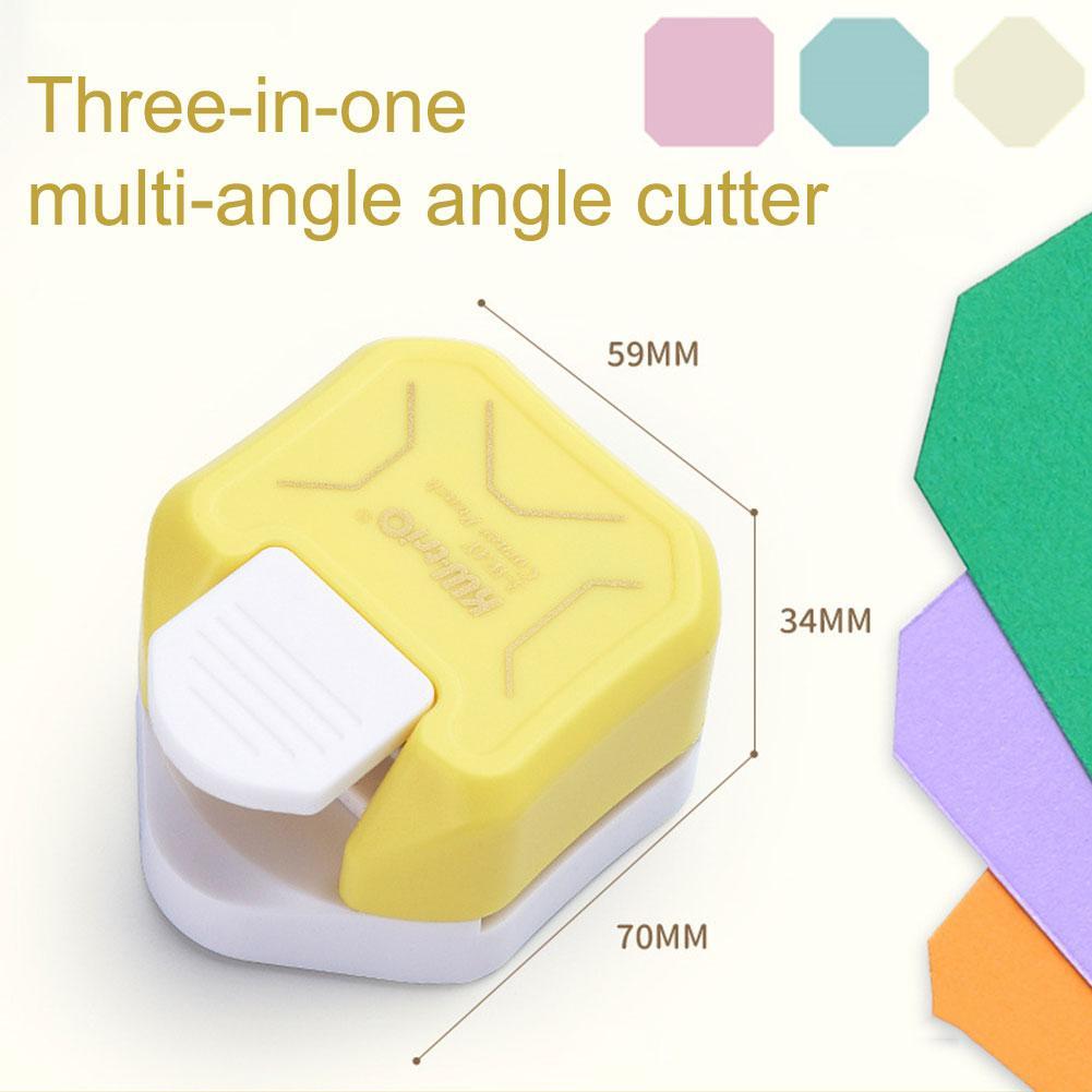 3in1 Corner Cutter Durable Corner Rounder Punch Curved Photo Angle Cutter Paper Craft Laminate DIY Rounder