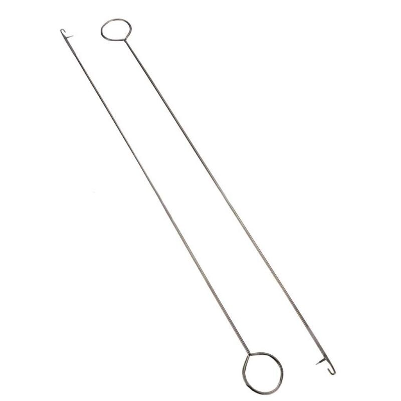 UPIQNG 4 Ganci Da Cucito In Acciaio Inox Con Fermo: Lunghi 26cm Per Cinghie E Lavori A Maglia - 3