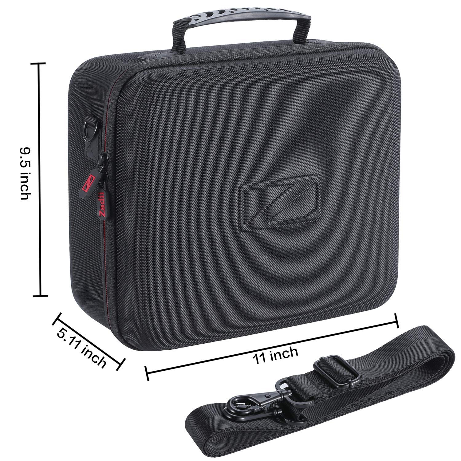 Étui rigide Portable pour nintendo Switch, pochette de rangement de protection, sac de transport, housse avec compartiments: Default Title