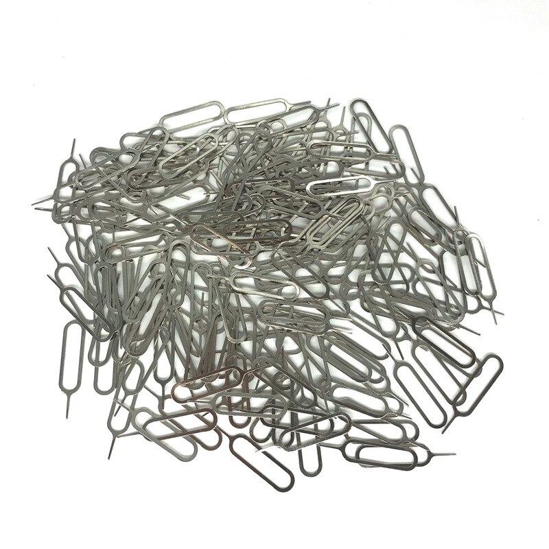 10 pièces nouvelle carte de téléphone broche prendre carte Sim décapant outil broche aiguille pièces de rechange pour iPhone Samsung Xiaomi Huawei ShipShopping