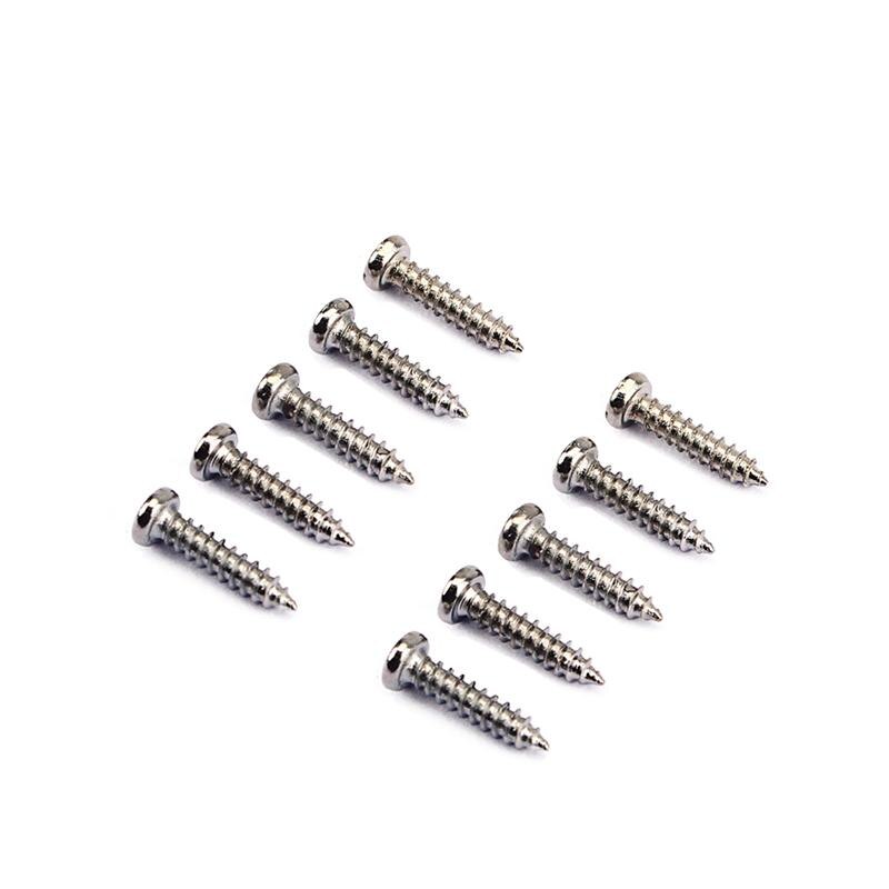 50PCS Tuning Peg Tuning Key Screws Machine Heads Guitar Tuner Mounting Screws for Electric /Acoustic Guitar Bass 11 x 2 mm