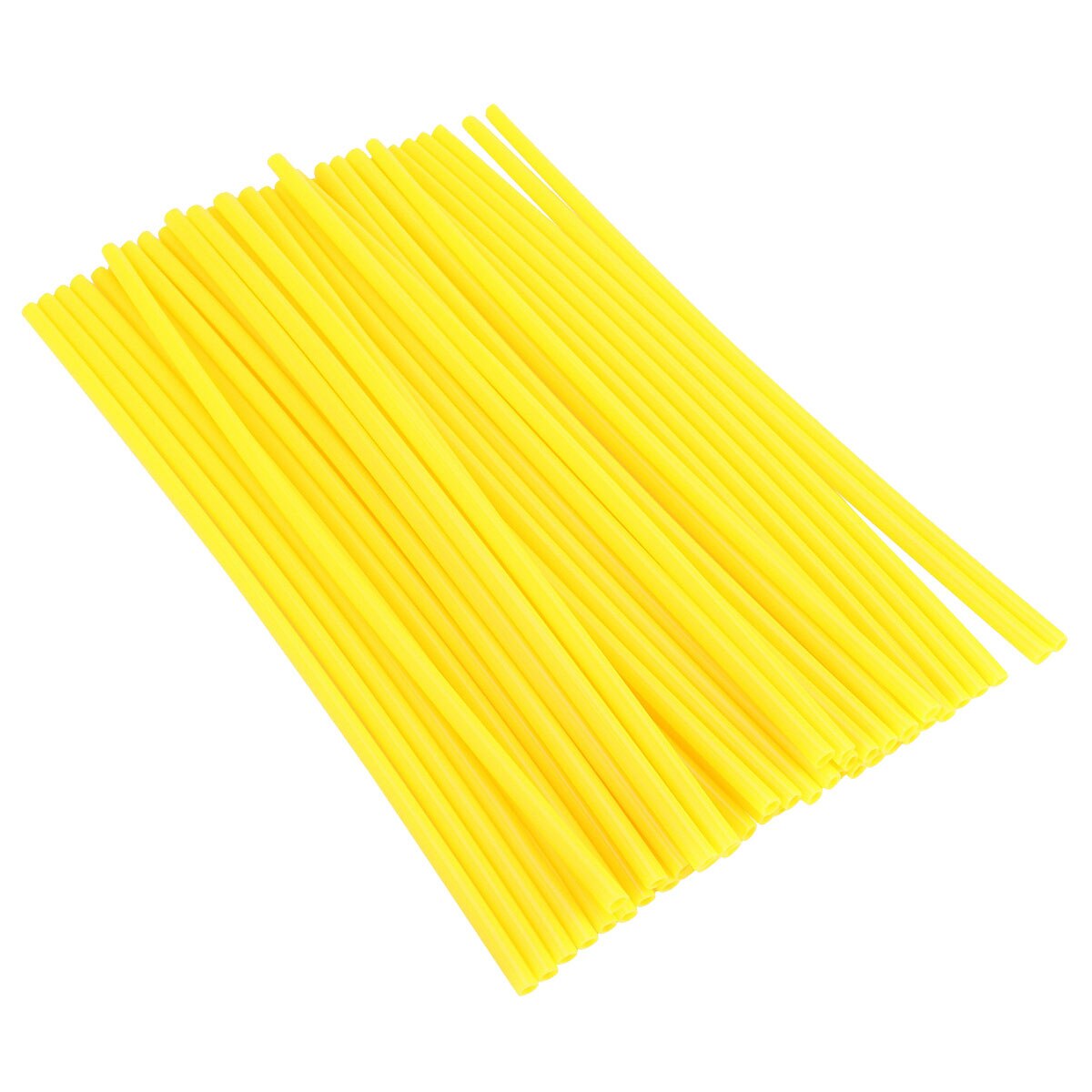 Fundas protectoras para radios de bicicleta, cubiertas decorativas para llanta de rueda de bicicleta de montaña y carretera, 75 Uds.: yellow