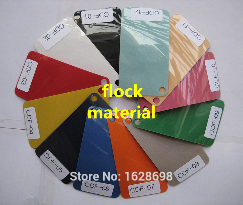 CDF-03 red color of Korea Heat Transfer Vinyl Transfer Film/Flock transfer film original Korea flock