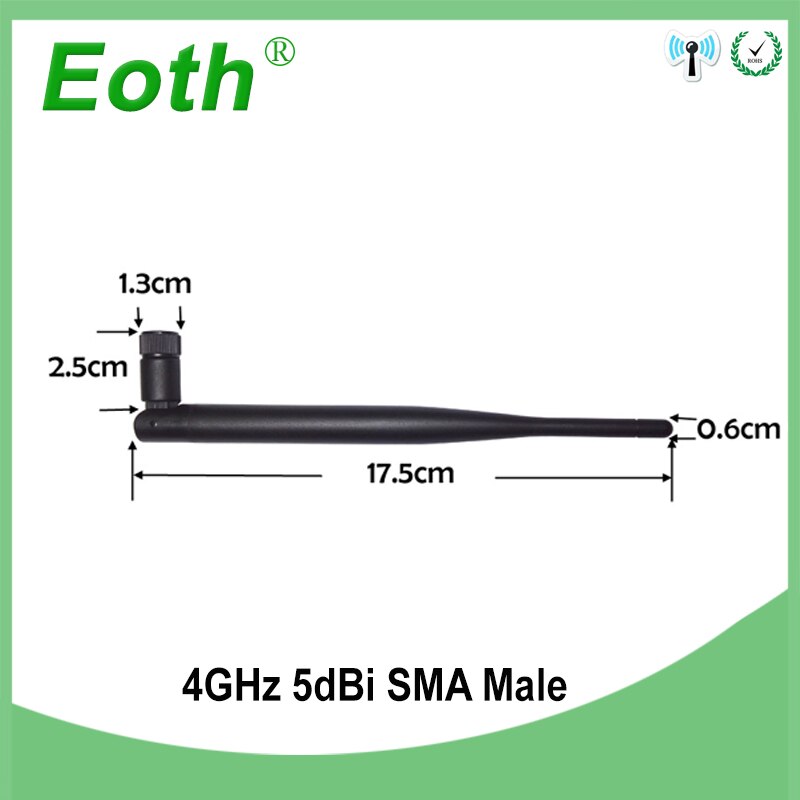 868MHz 915MHz Antenna LORA 5dbi SMA Male Connector GSM 915 MHz 868 MHz antena outdoor signal repeater antenne waterproof Lorawan
