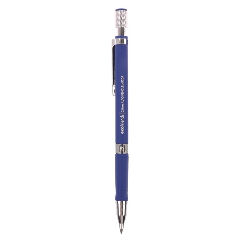 2.0 Mm 2B Lood Houder Automatische Mechanische Tekening Potlood Draughting Briefpapier School Kantoorbenodigdheden C26: Blauw