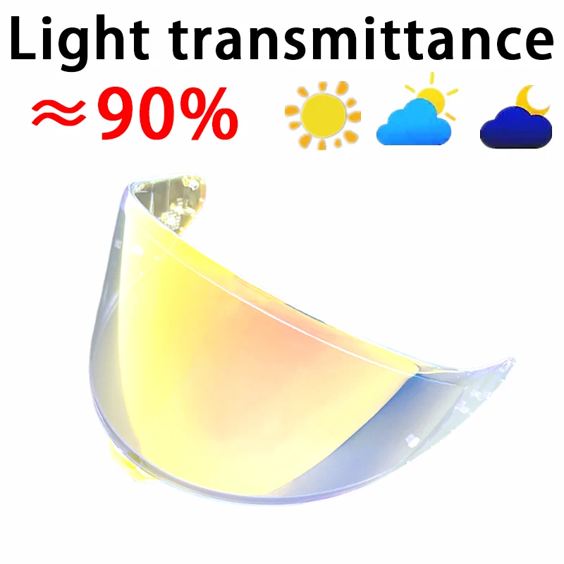 For SHOEI RF1400 NXR2 CWR-F2 CWR-F2R Z8 X15 X-Fifteen X-SPR Pro Helmet Visor Lens Shield Sunscreen Windshield Uv Protection Moto: WHITE