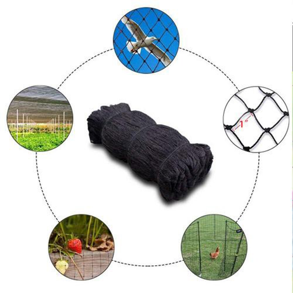 Anti fågelnät växthus grönsaksträdgård träd frukt växt mesh nätskydd