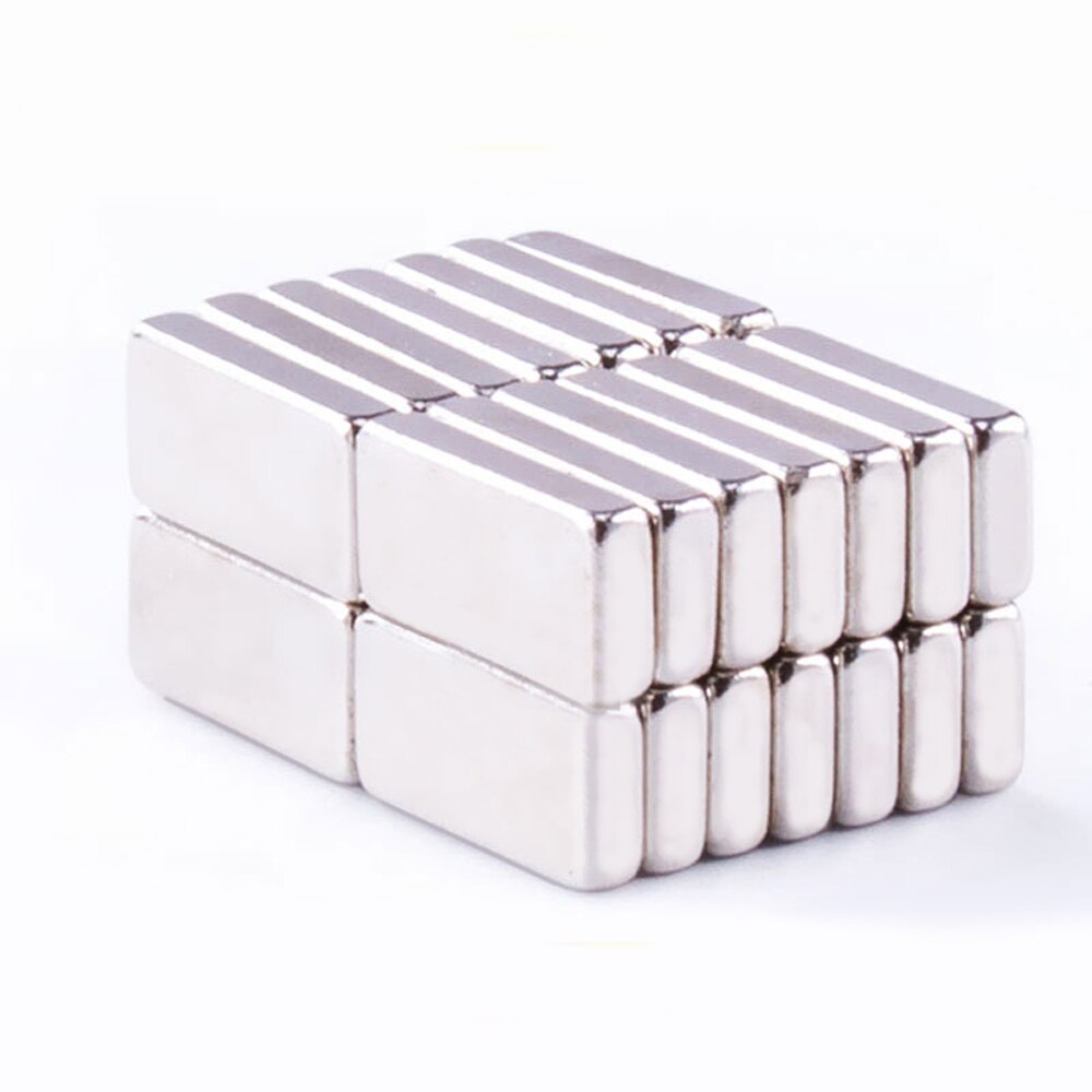 10pcs Neodymium Magnet Rare Earth Block Small Thin Rectangle Strong Crafts Fridge Permanent Magnet N35