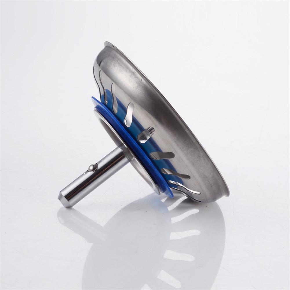 Roestvrijstalen Keuken Gootsteenzeefje Stopper Afval Plug Sink Filter Filtre Lavabo Badkamer Haar Catcher Wastafel Accessoires