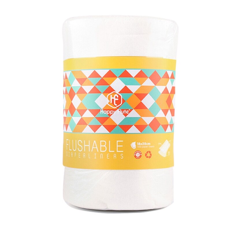 1 Roll Disposable Flushable Bamboo Baby Diaper Nappy Liner Biodegradable Bamboo Liner Cloth Baby Changing Mats Pads: L