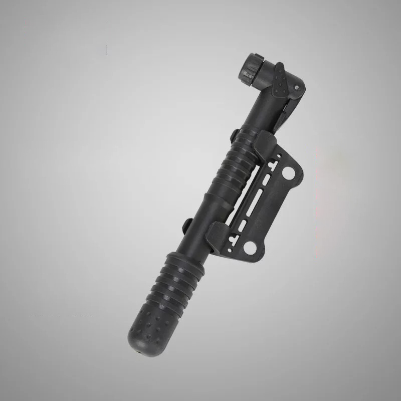 Minibomba de mano para bicicleta, inflador de aire de neumático, válvula Schrader Presta, manguera de aguja de bola, accesorios portátiles para bicicleta de montaña, Universal,: G Style Black