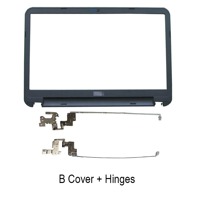 Laptop Lcd Back Cover Voor Dell Inspiron 15R 5521 3521 5535 5537 Voorkant Palmrest Bottom Case Lcd Scharnier zwart 0Xtfgd: B Hinges
