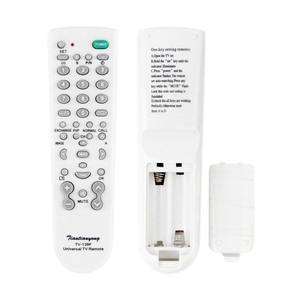 139F Multi-functional TV Remote Universal TV Remote Control Smart Remote Controller for TV Television: Default Title