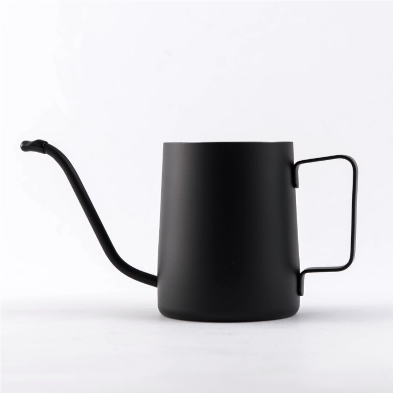 Drip Kettle 600/350/240ml Coffee Pot Non-stick Coating Food Grade Stainless Steel Gooseneck Drip Kettle Swan Neck Thin Mouth