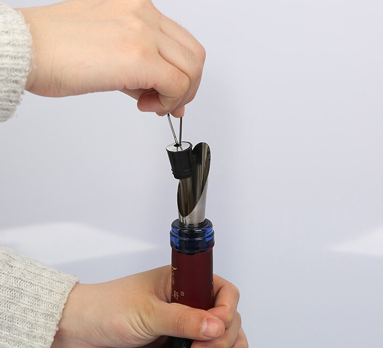 4 Stuks Wit Rode Wijn Beluchter Schenktuit Flessenstop Decanter Schenker Beluchten Draagbare Wijn Accessoires Creatieve Wijn Giet