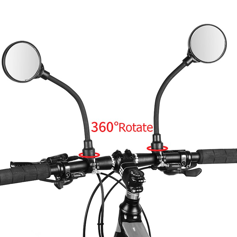Fiets Spiegel Mtb Racefiets Achteruitkijkspiegel Motorfiets Elektrische Voertuig Stuur Flexibele Veilig Achteruitrijcamera Fietsen Spiegel BC0355
