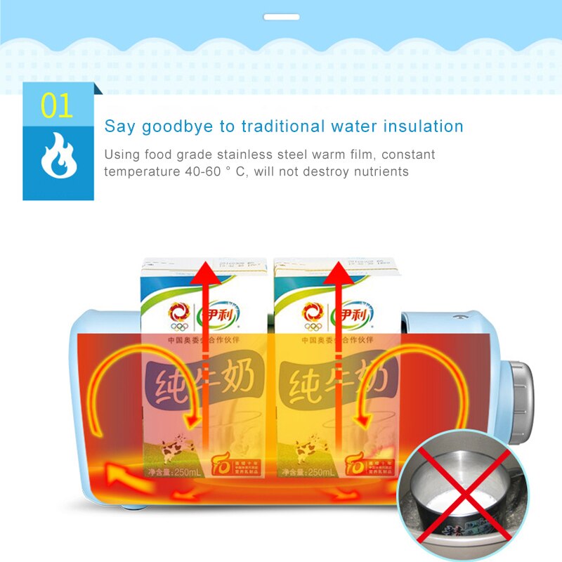 Warme Melk Heater Melk Warmer Melk Koffie Apparaat Waterloze Verwarming 220 V Constante Temperatuur Geïsoleerde Dubbele Melk Cup