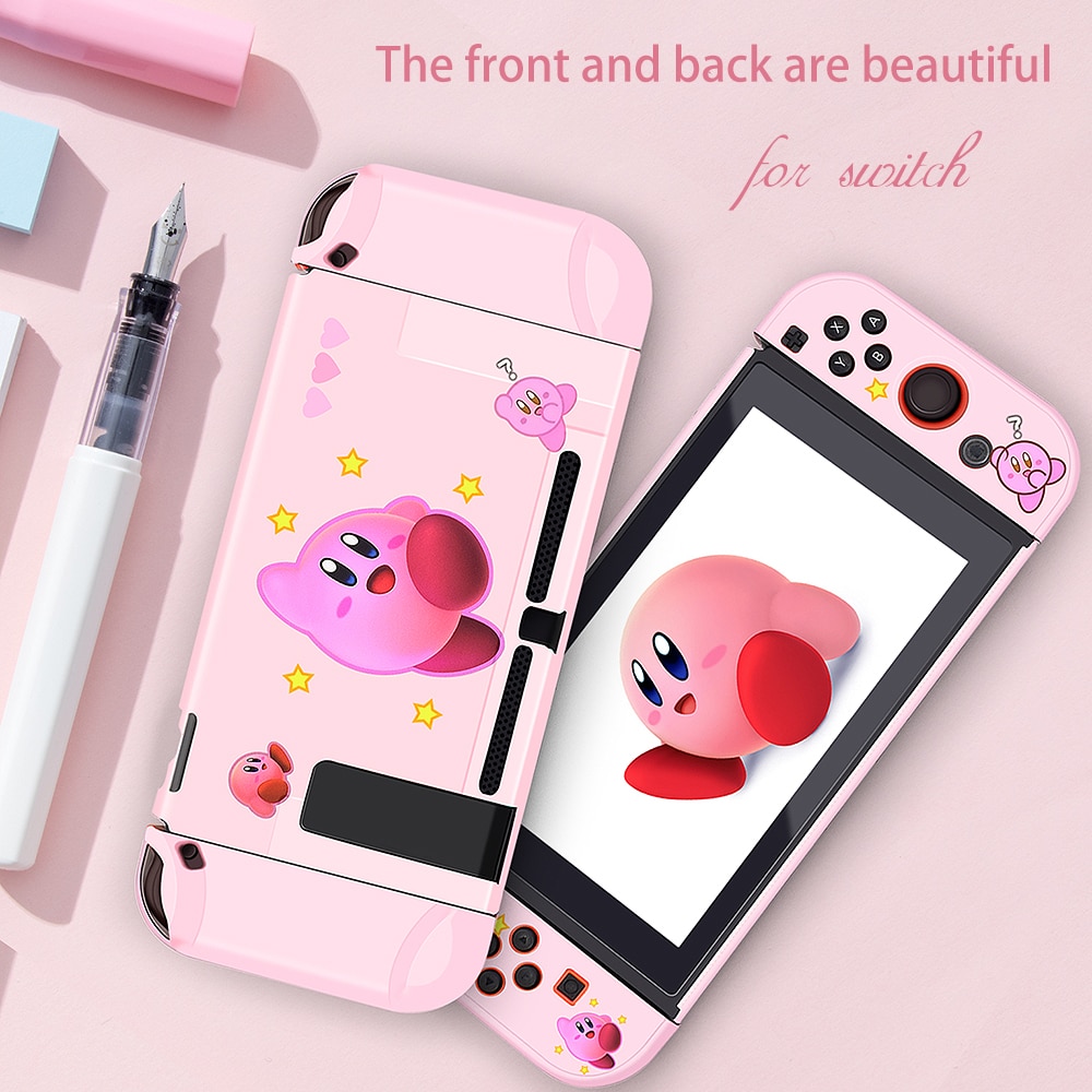 Pink Nintend Switch NS Protective Case Cover Shell For Nitendo Switch Console Joy-Con Controller Anti-Slip Shell Direct Docking