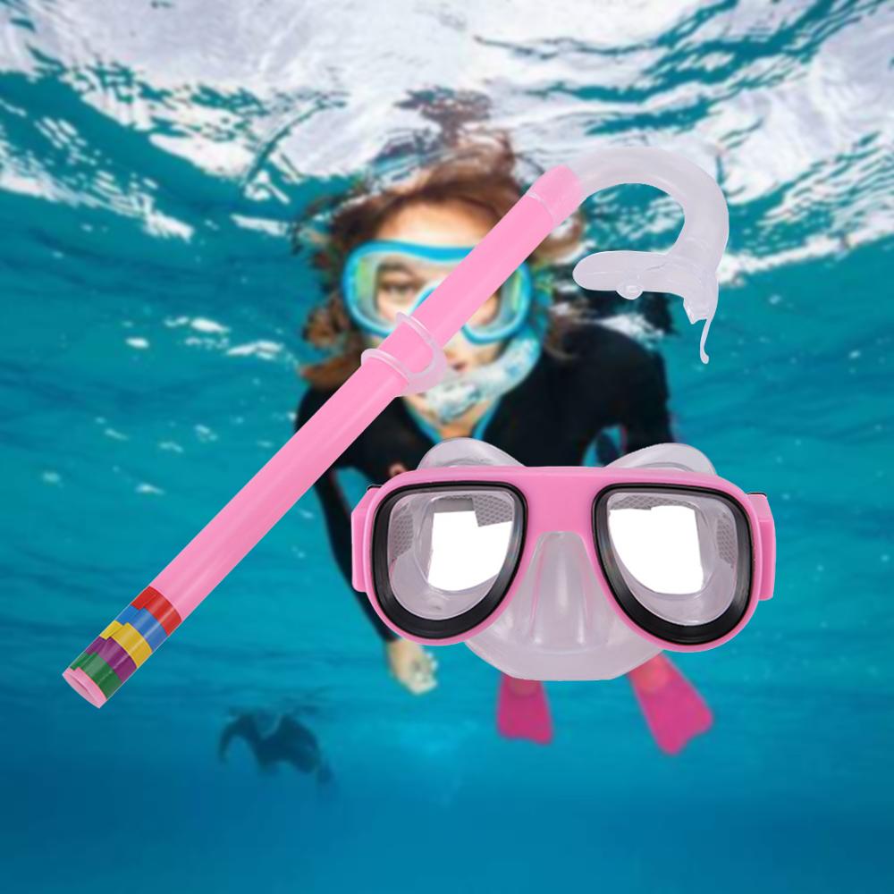 Duikbril Scuba Masker Onderwater Snorkelen Masker Vrouwen Mannen Kids Zwemmen Snorkel Duikuitrusting Goggles &amp; Snorkel Set