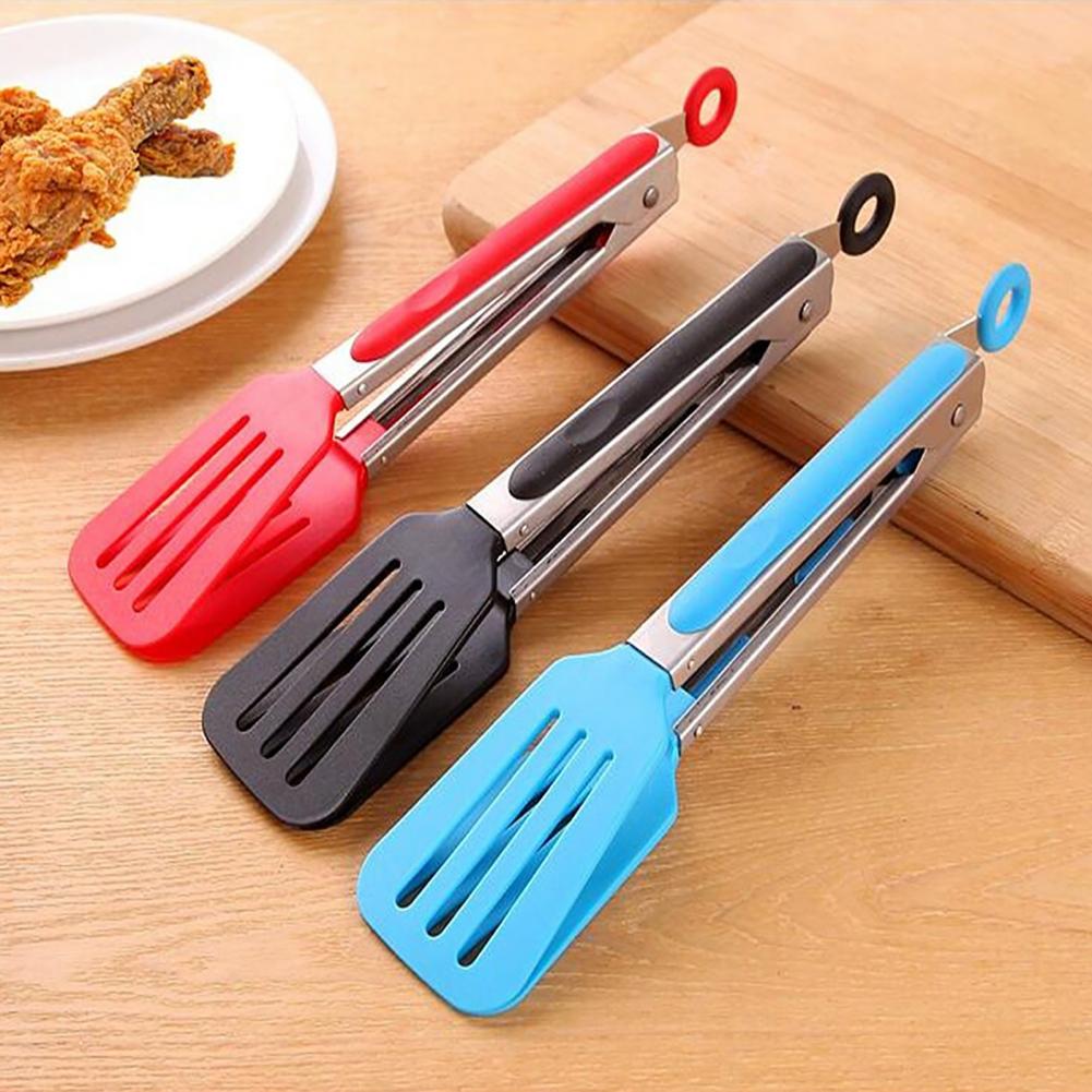 Keuken Tang Roestbestendig Glad Silicone Premium Rvs Locking Tang Voor Koken Bbq Clip Keuken Accessoires