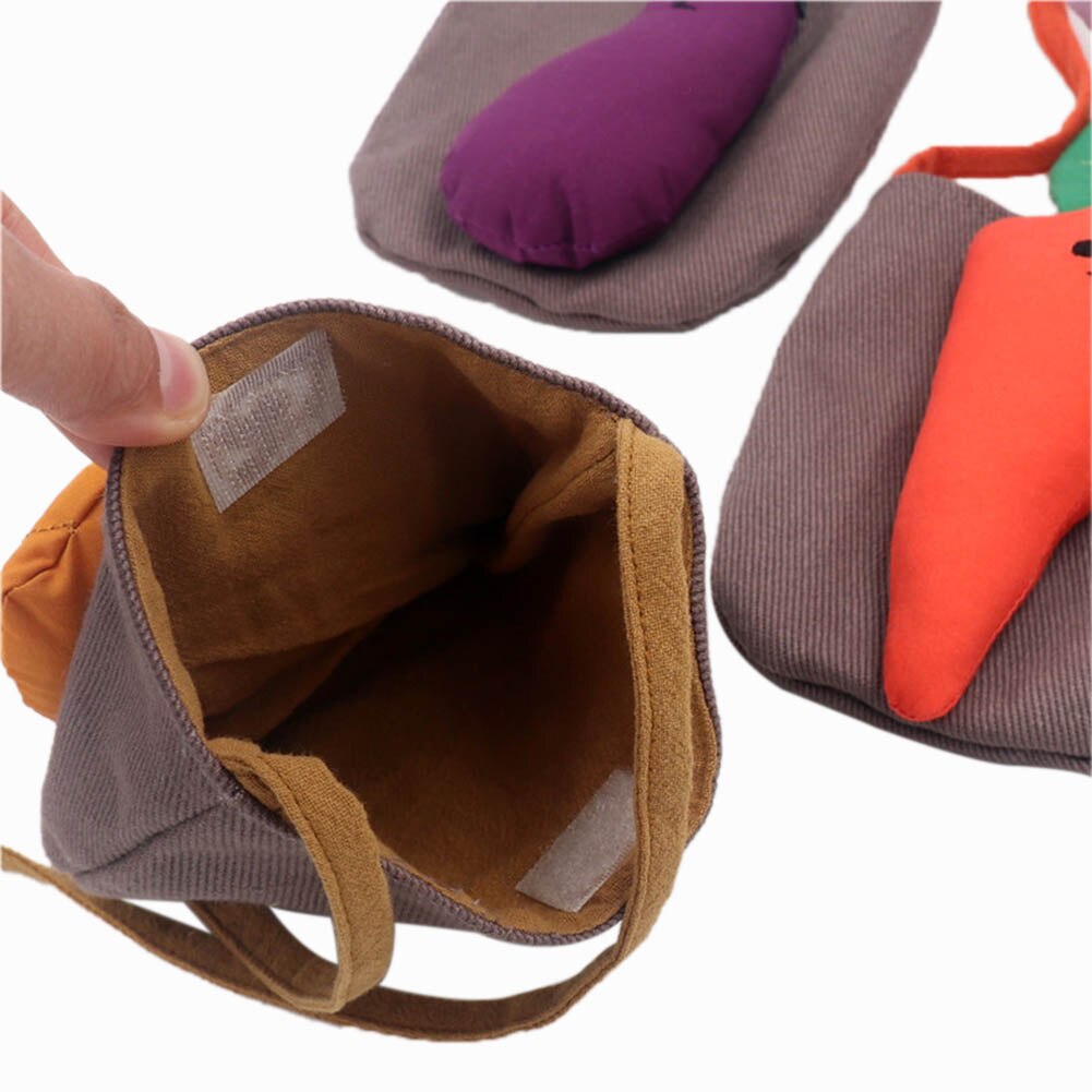 Lovely Girls Canvas Mini Bag Kids Cartoon Cute Handbags Children's Crossbody Bag Princess Mini Shoulder Bag