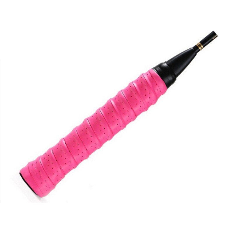 Sports Equipment Anti-slip Breathable Sport Over Grip Sweatband Tennis Overgrips Tape Badminton Racket Grips Overgrip: rose