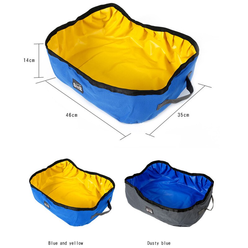Caja de arena para gatos, bandeja para arena para gatos, para exteriores, plegable, portátil, para interiores, bolsa de arena para gatos, inodoro de entrenamiento para gatos