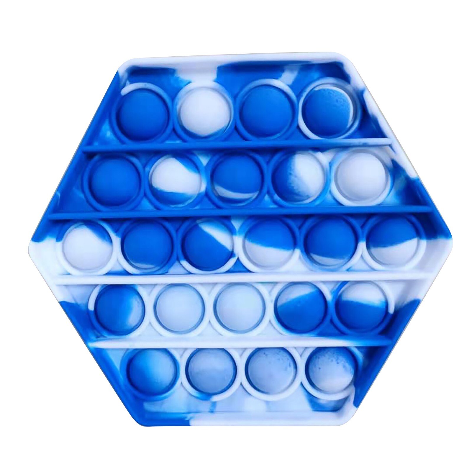 Push Pops Bubble Sensory Toy Autism Needs Squishy Stress Reliever Anxiety Anti-Stress POPIt Silicone Children Adult Desktop Game: J