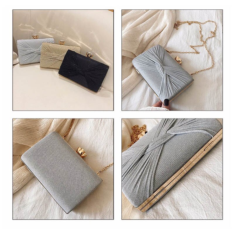 Fengting luxury Party Evening Bag Small gold dinner clutch purse brand Women's Bag Wedding Hand Bag FTB208