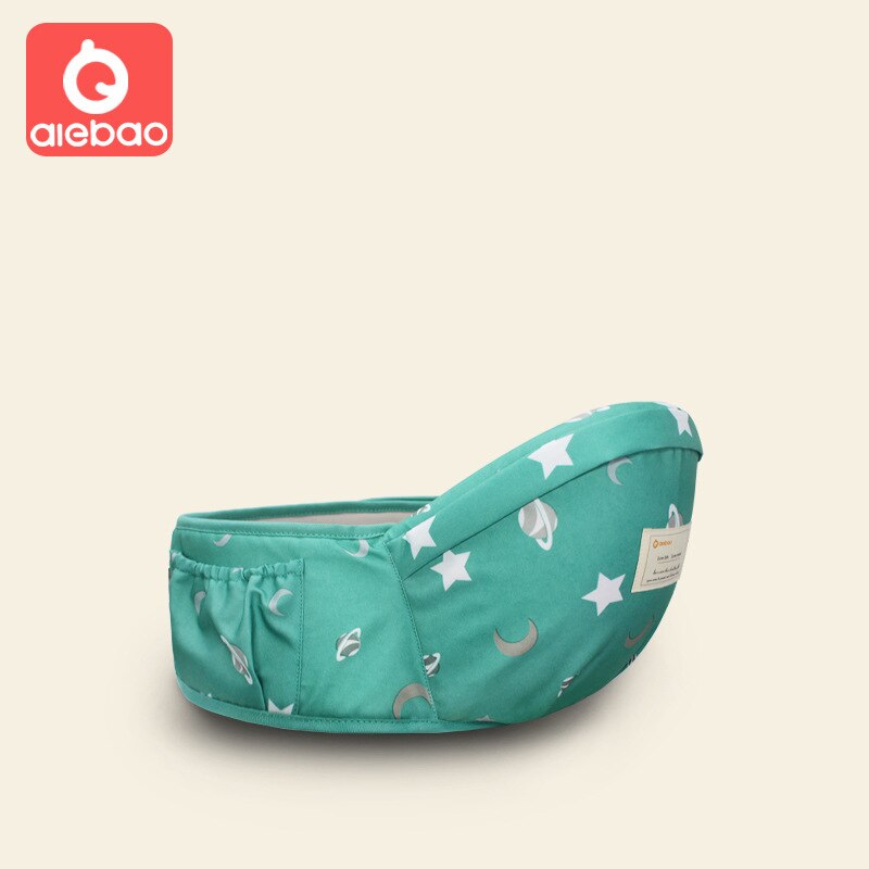 Aiebao-tabouret de porte-bébé ergonomique | Sac à dos, sacoche de maintien de la taille, sac à dos, ceinture de siège Hipseat, siège de hanche pour enfants de 0 à 24M: YELLOW