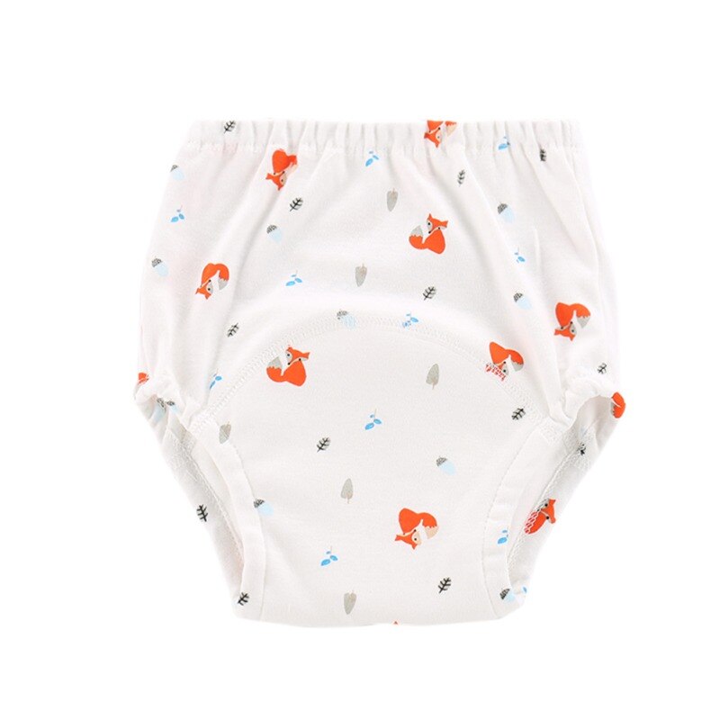 Cotton Reusable Baby Training Pants Infant Shorts Underwear Cloth Diaper Nappies Baby Waterproof Potty Training panties 6-16Y M: C / L