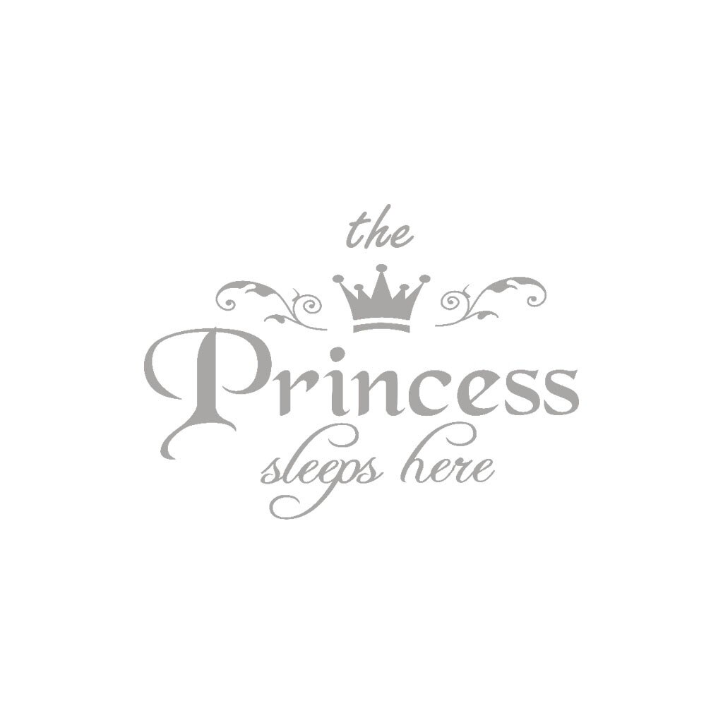 The Princess Decal Wall Sticker For Baby Girls Living Room Bedroom Vinyl Carving Wall Decal Poster Wallpaper DIY Home Decro