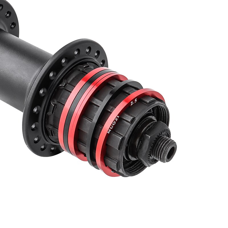 MUQZI-arandela de buje de bicicleta de montaña, 1mm, 1,5mm, 1,85mm, 2mm, 2,18mm, 2,35mm, 2,5mm, junta para 7 8 9 10 11 12 velocidades, espaciador de volante de Cassette