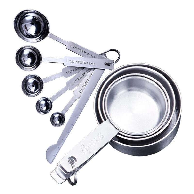 Measuring Spoons In Grams Meter Grams Stainless Steel Premium Stackable Kitchen Measuring Spoon Set Measuring Cups
