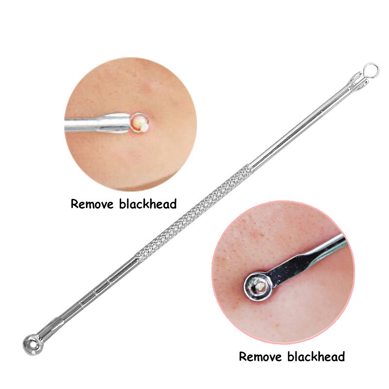Roestvrij staal acne neus mee-eter verwijderaar witte kop zwarte kop gereedschap puistjes comedonen verwijderaar huidverzorging acne verwijdering naald