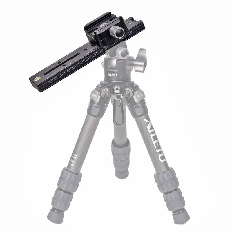 XILETU LCB-18B Camera Track Dolly Slider Clamp Tripod Head Rail Dolly for DSLR Video Camcorder DV Filmmaking Track