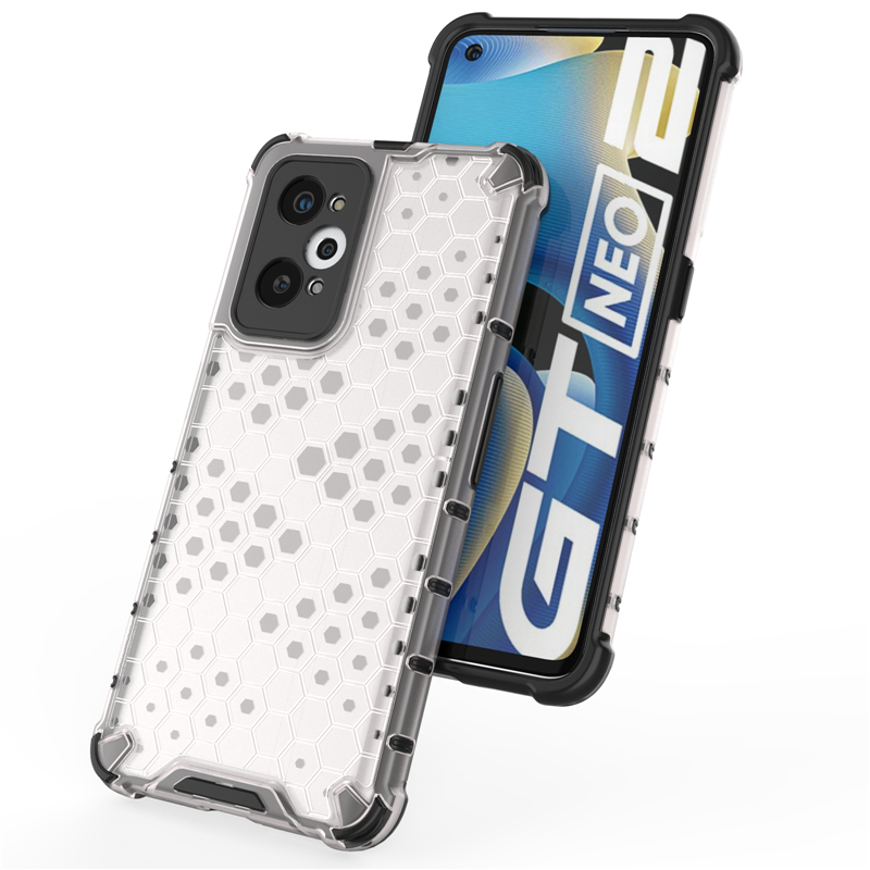 Voor Realme Gt 2 Gt2 Pro Case Hard Transparant Achterkant Cover Zacht Siliconen Frame Schokbestendig Telefoonhoesje Voor Realme Gt Neo 2 Neo2