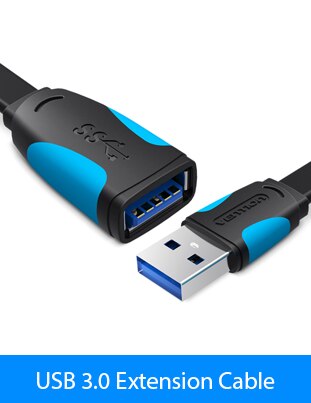 Vention-cabo extensor de usb 3.0 macho para fêmea, extensor de dados para smart tv, ssd, ps4, usb 3.0 2.0: USB 3.0 A13 / 0.5m