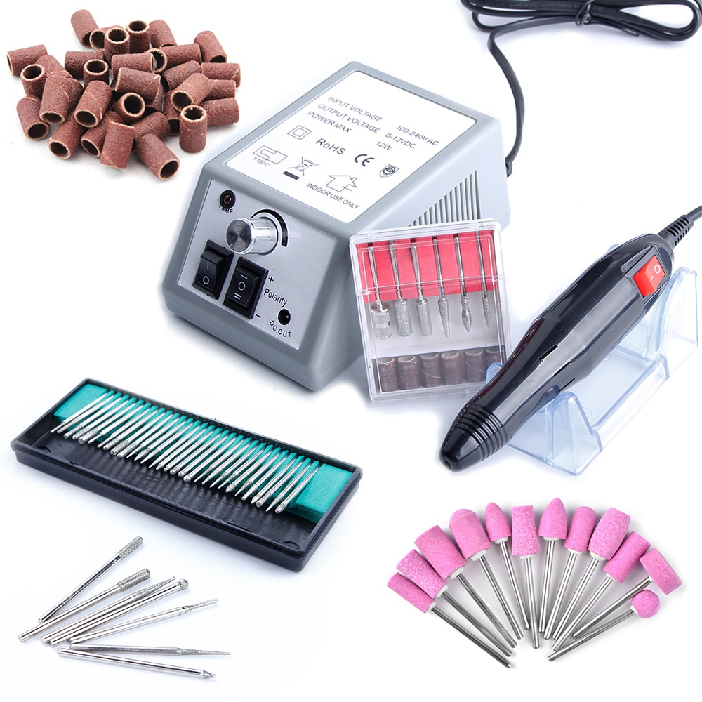 Electric Manicure Machine Replaceable Pedicure nail milling machine Nail File Nail Tools nail polish remover Drill Machine
