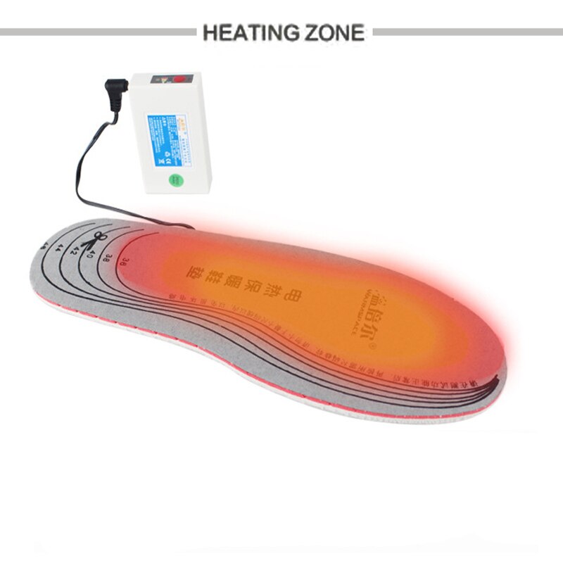 Warmspace Oplaadbare Verwarmde Inlegzolen 3800Mah Voeten Warm Inlegzolen Thermische Elektrische Voet Warmer Verwarmde Inlegzolen Outdoor Sport